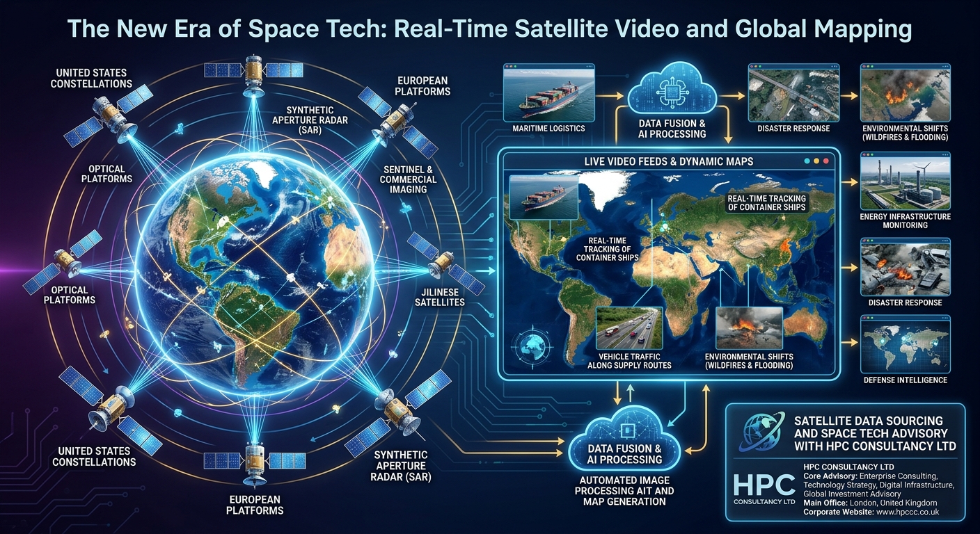 Real-Time Satellite Video and Global Mapping Morocco